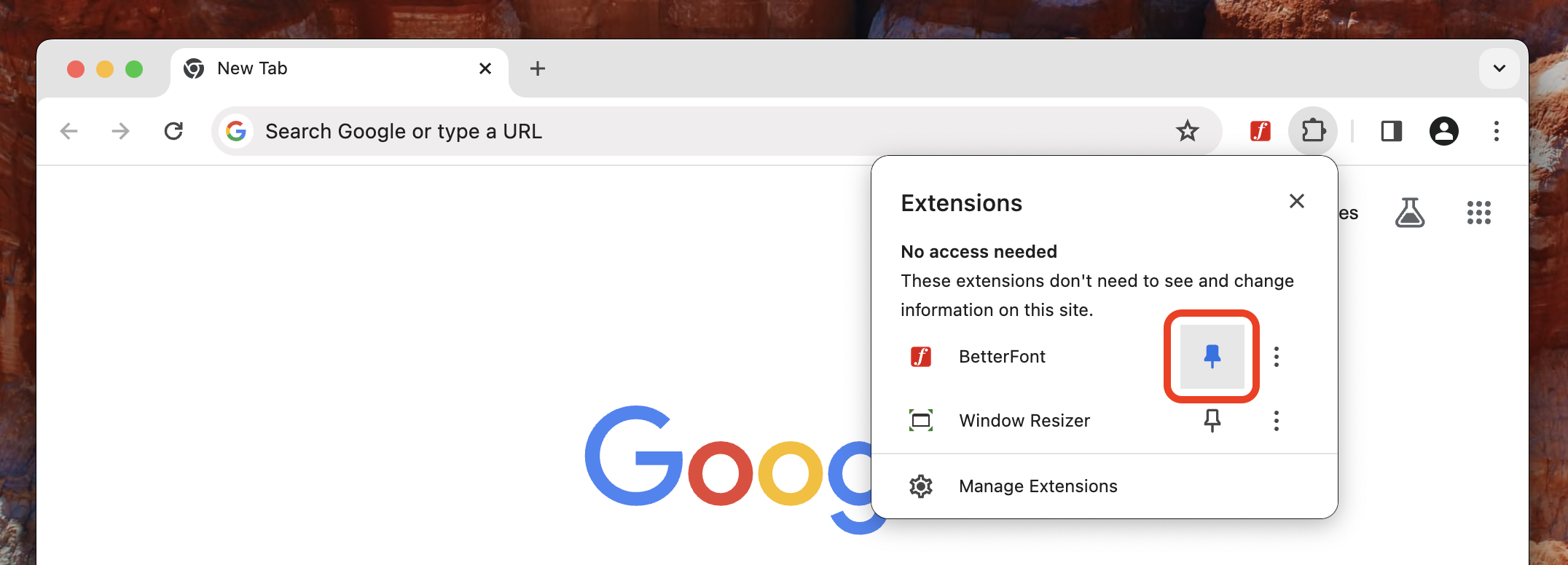 add BetterFont Chrome Extension